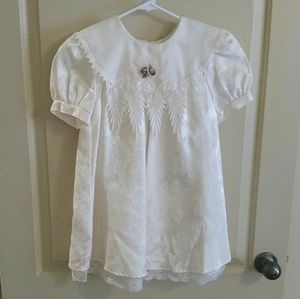 Girls Formal Easter Dress (Lace, Roses, Beads 7)